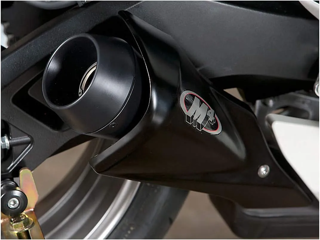11-16 SUZUKI GSXR600 & 750: M4 GP Series Slip-On Exhaust - Black (BLACK)