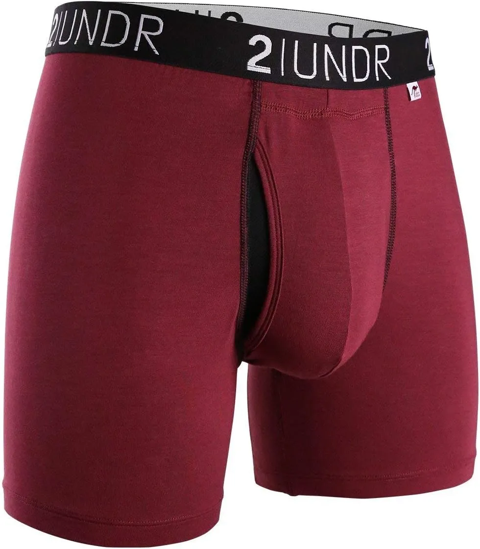 2UNDR Men's 6" Swing Shift Boxer Briefs