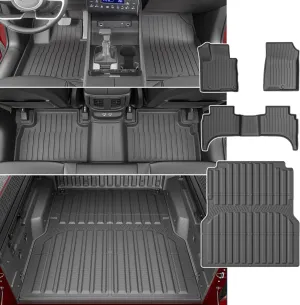 4.3FT Bed Mat Floor Mat Compatible with 2022-2025 Santa Cruz TPE Truck Bed Liner Replacement for 2022-2025 Santa Cruz Accessories(4.3FT Bed Mat Floor Mat)