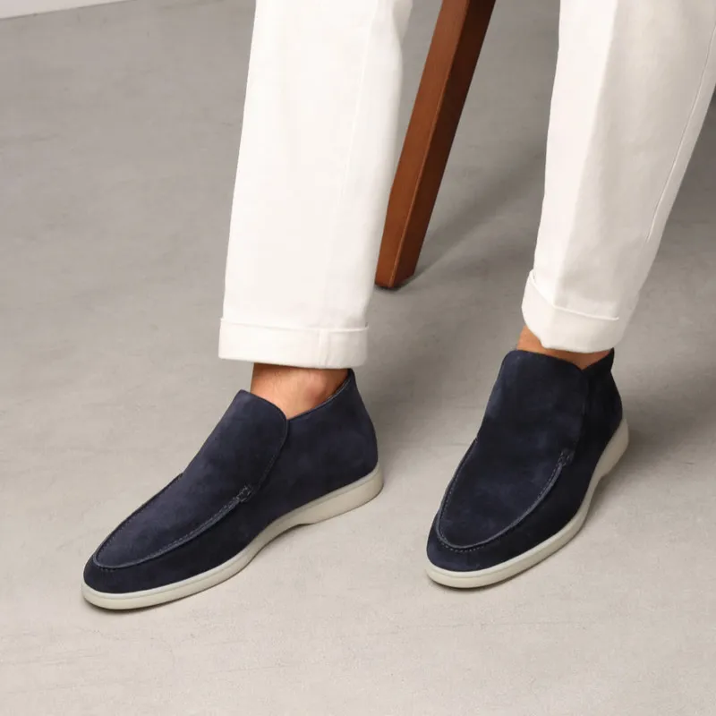 Ace - Elegant calf suede men's loafer