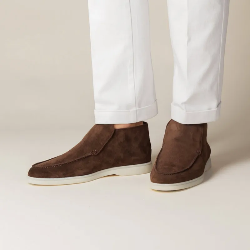 Ace - Elegant calf suede men's loafer