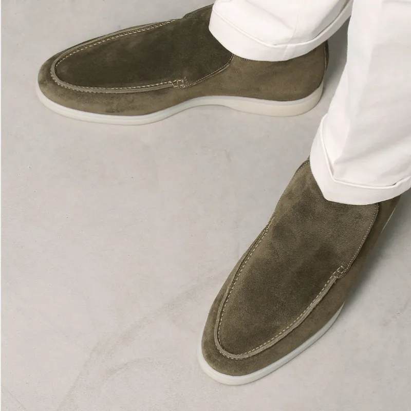 Ace - Elegant calf suede men's loafer