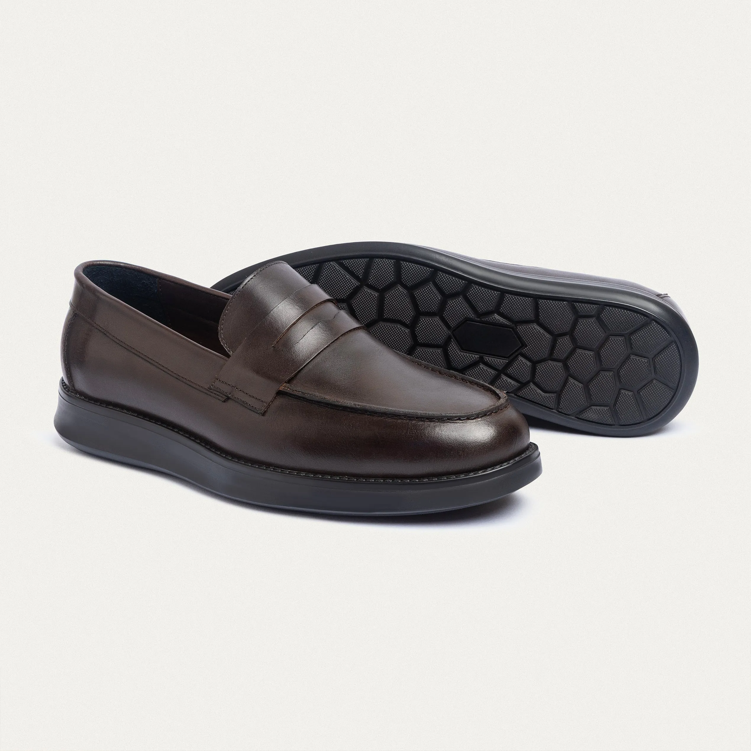 Achilles | Penny Loafer – Brown
