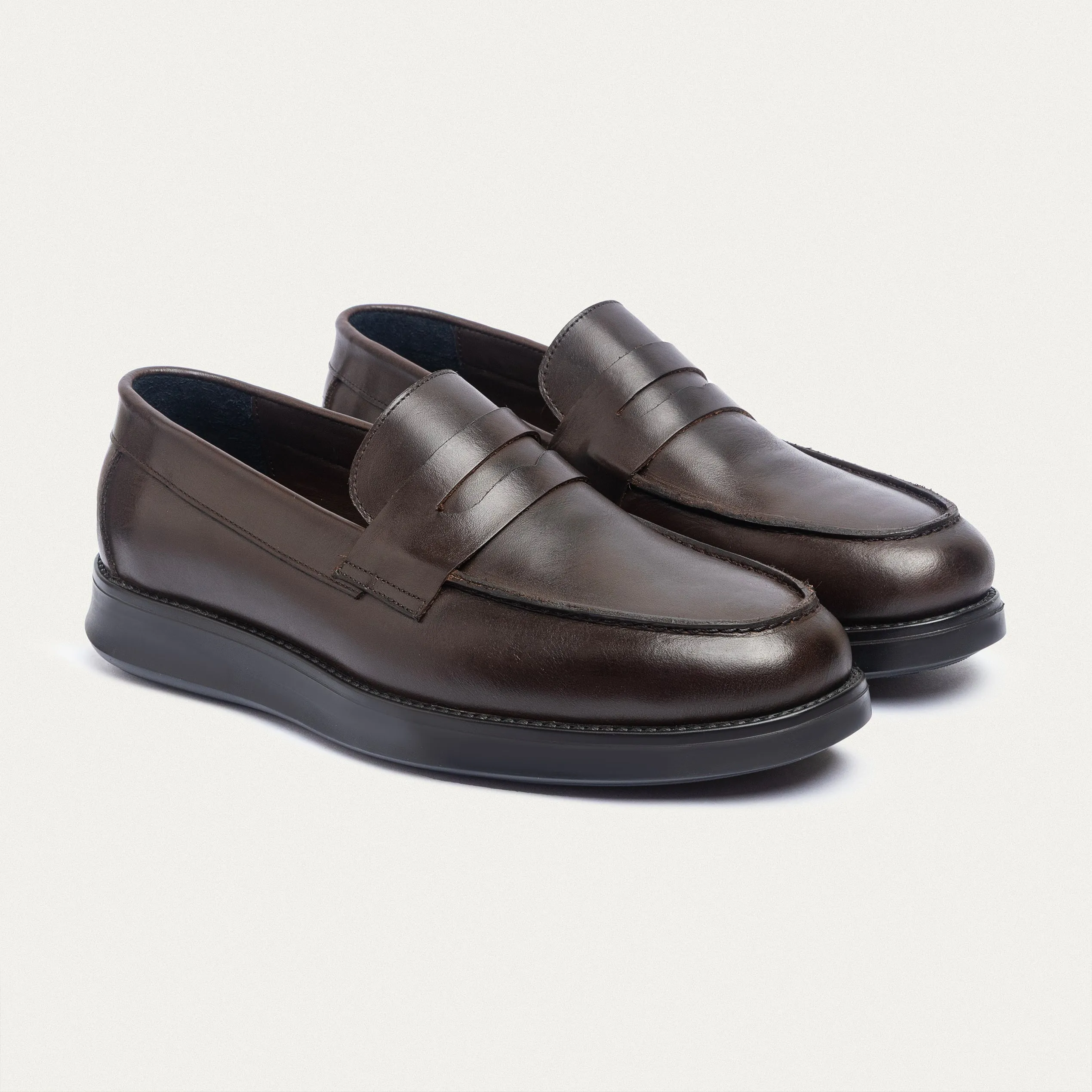 Achilles | Penny Loafer – Brown