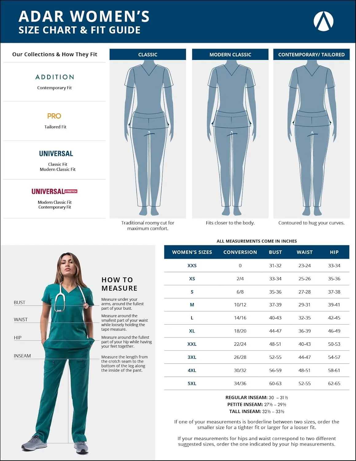 Adar Pro Breakthrough Plus Scrub Set for Women - Enhanced V-Neck Top & Multi Pocket Pants