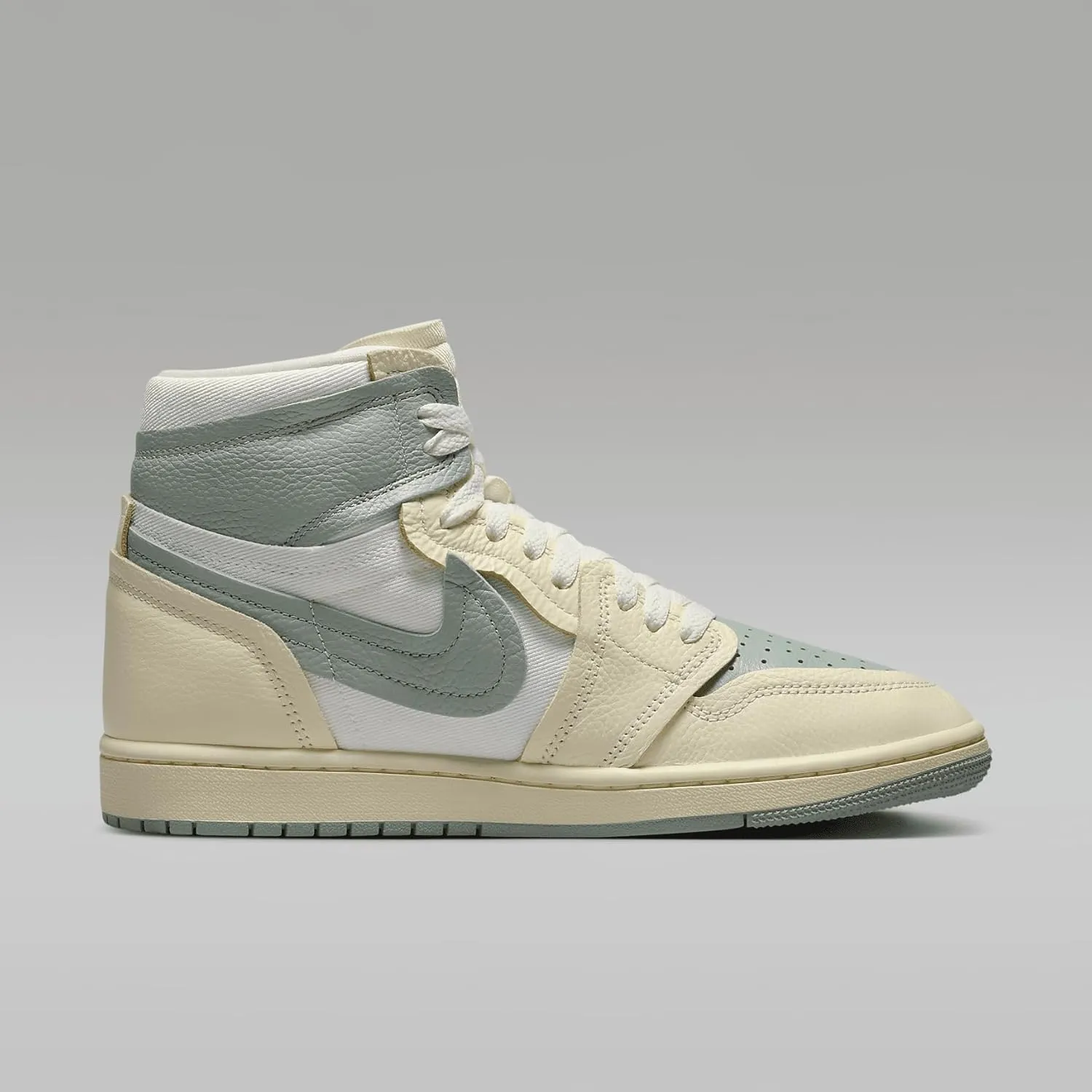Air Jordan 1 High Method of Make Women's Shoes (Legend Sand/Jade Smoke-SAIL-Muslin)