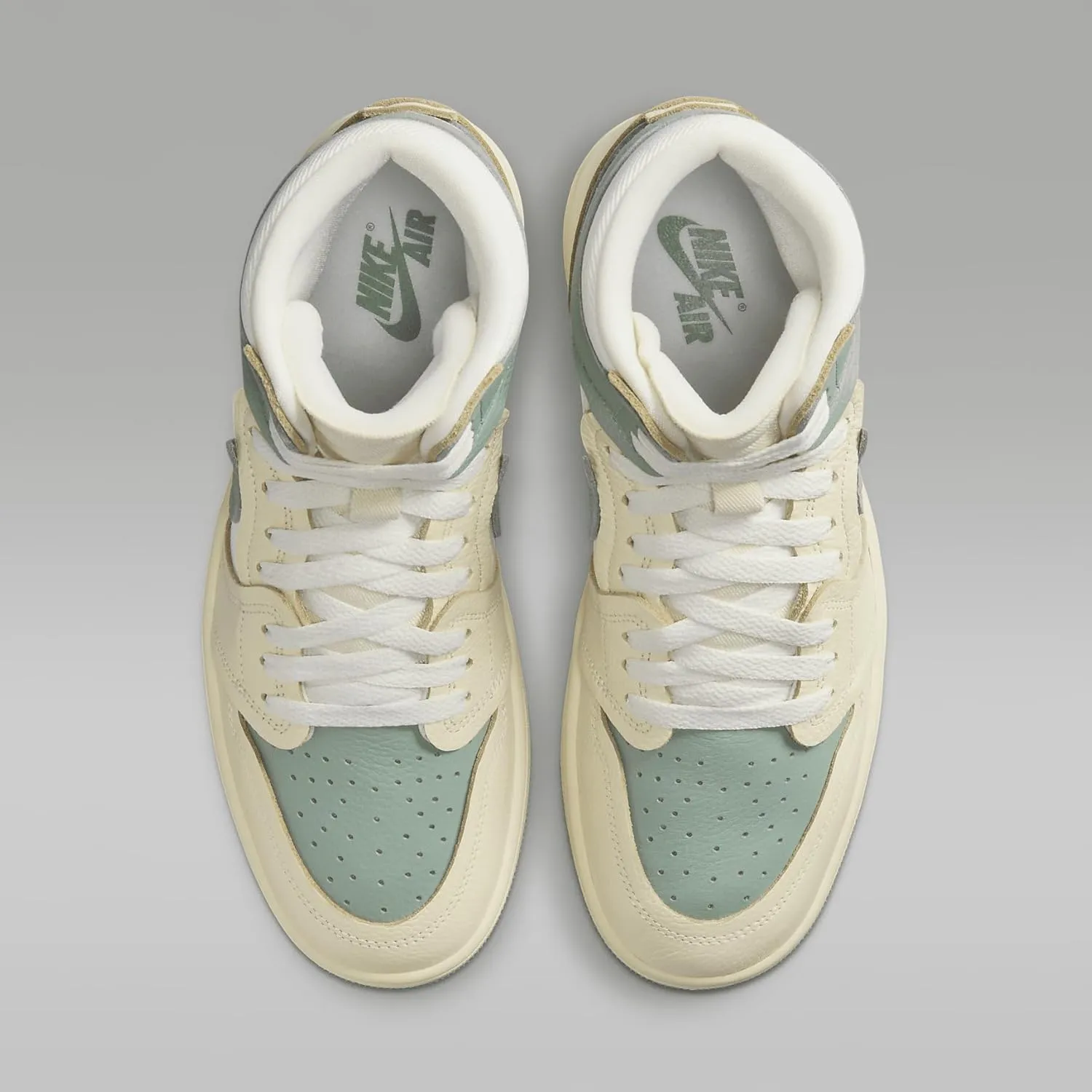 Air Jordan 1 High Method of Make Women's Shoes (Legend Sand/Jade Smoke-SAIL-Muslin)