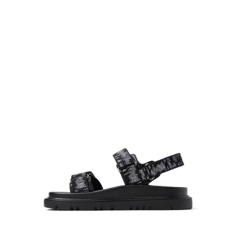 Aldo Linette Women's Flat Sandals - Black Combo