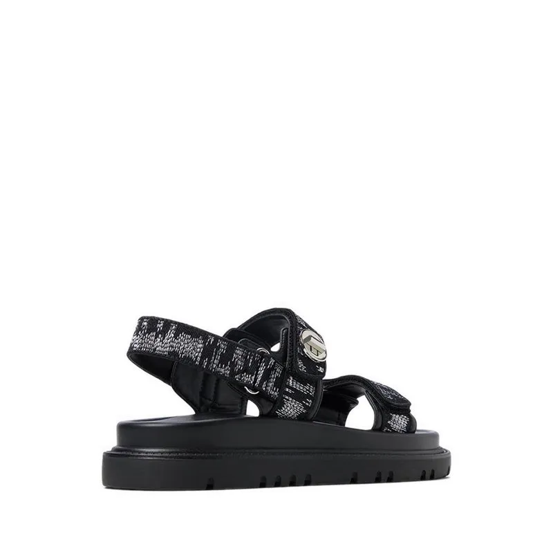 Aldo Linette Women's Flat Sandals - Black Combo