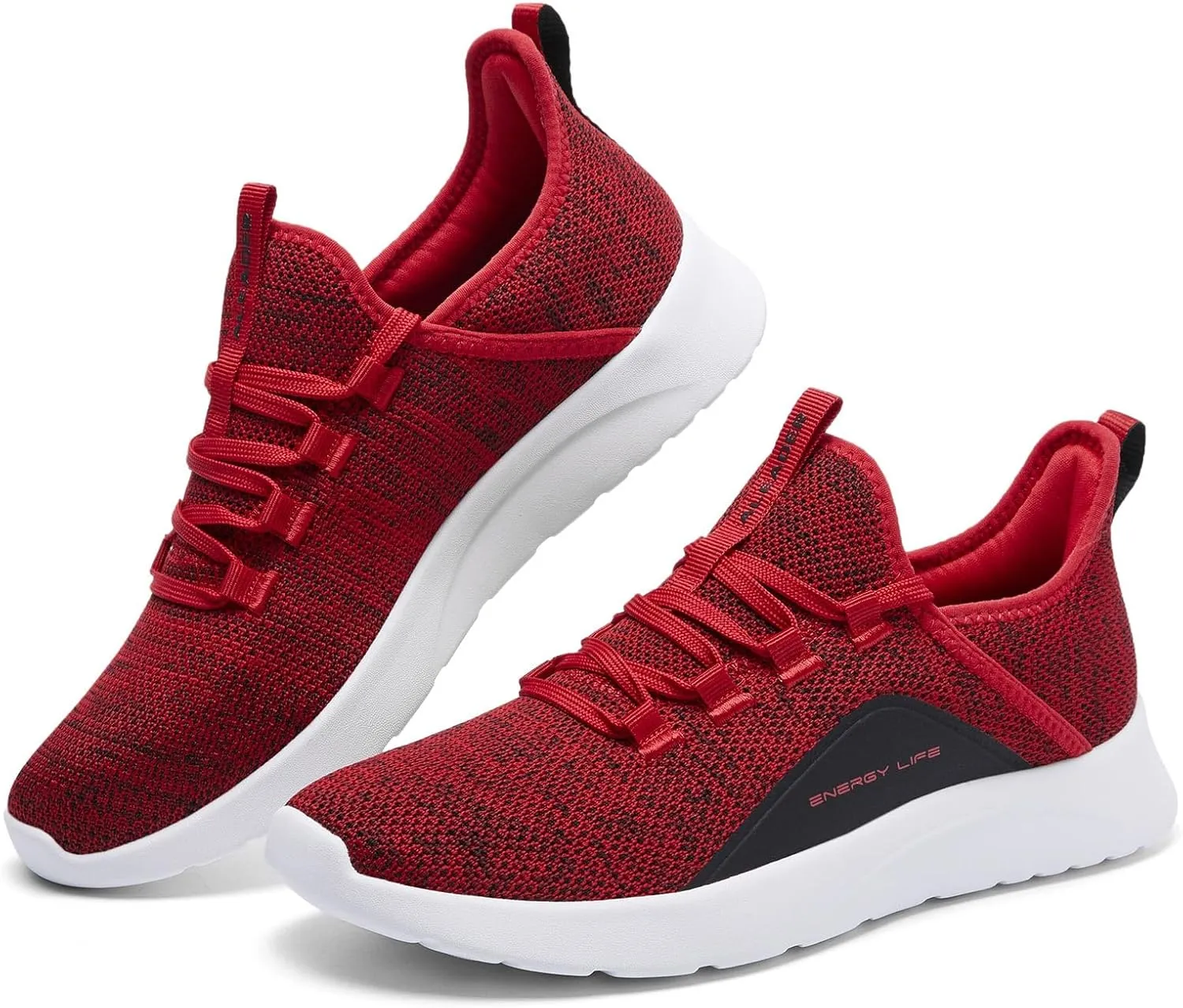 ALEADER Men's Energycloud Slip On Running Walking Shoes Cushion Lightweight Sneakers
