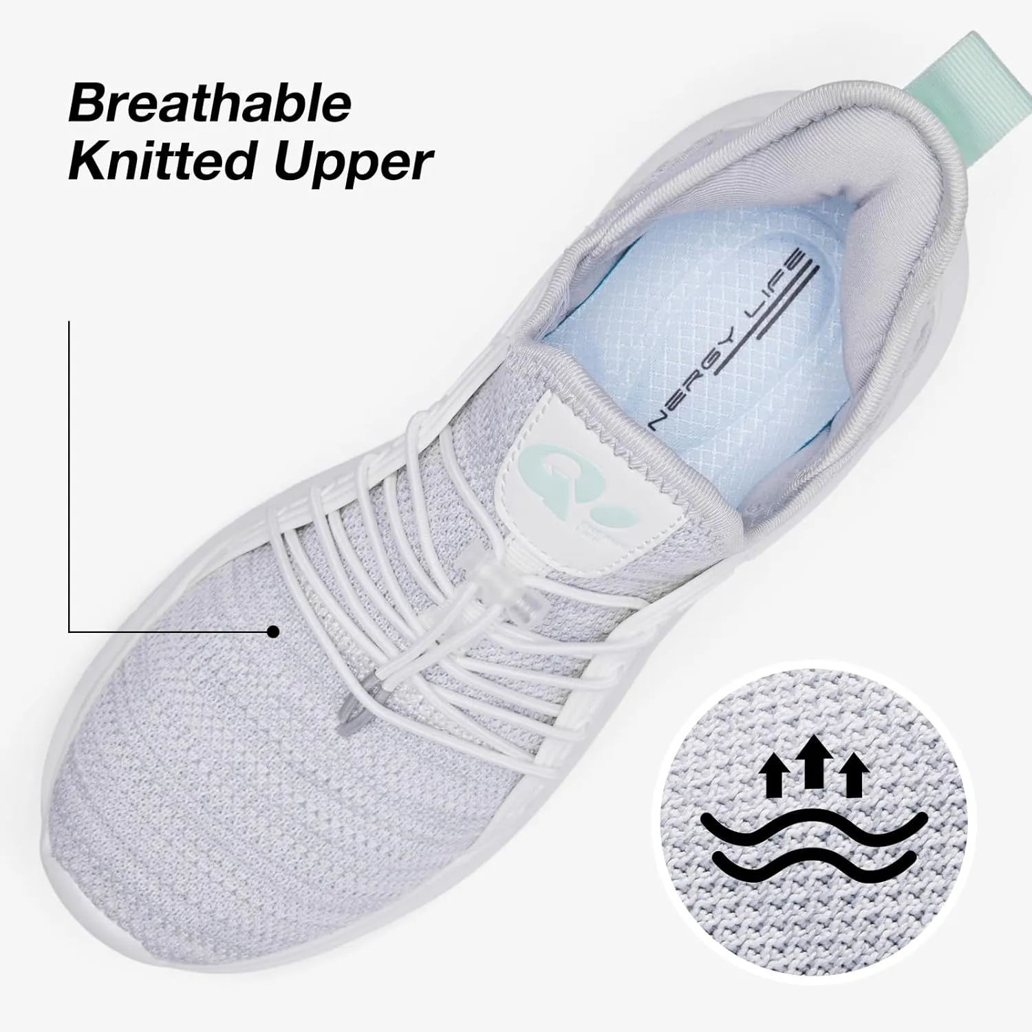 ALEADER Womens Slip On Walking Shoes, Comfort Slip On Tennis Shoes for Gym Workout Fashion Sneakers