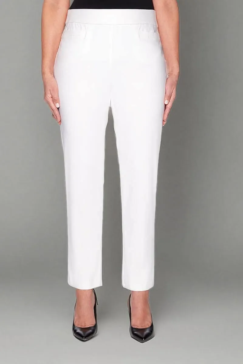 Alfred Dunner Women's Allure Slimming Missy Stretch Pants-Modern Fit