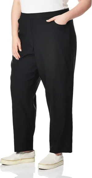 Alfred Dunner Women's Allure Slimming Petite Short Stretch Pants-Modern Fit