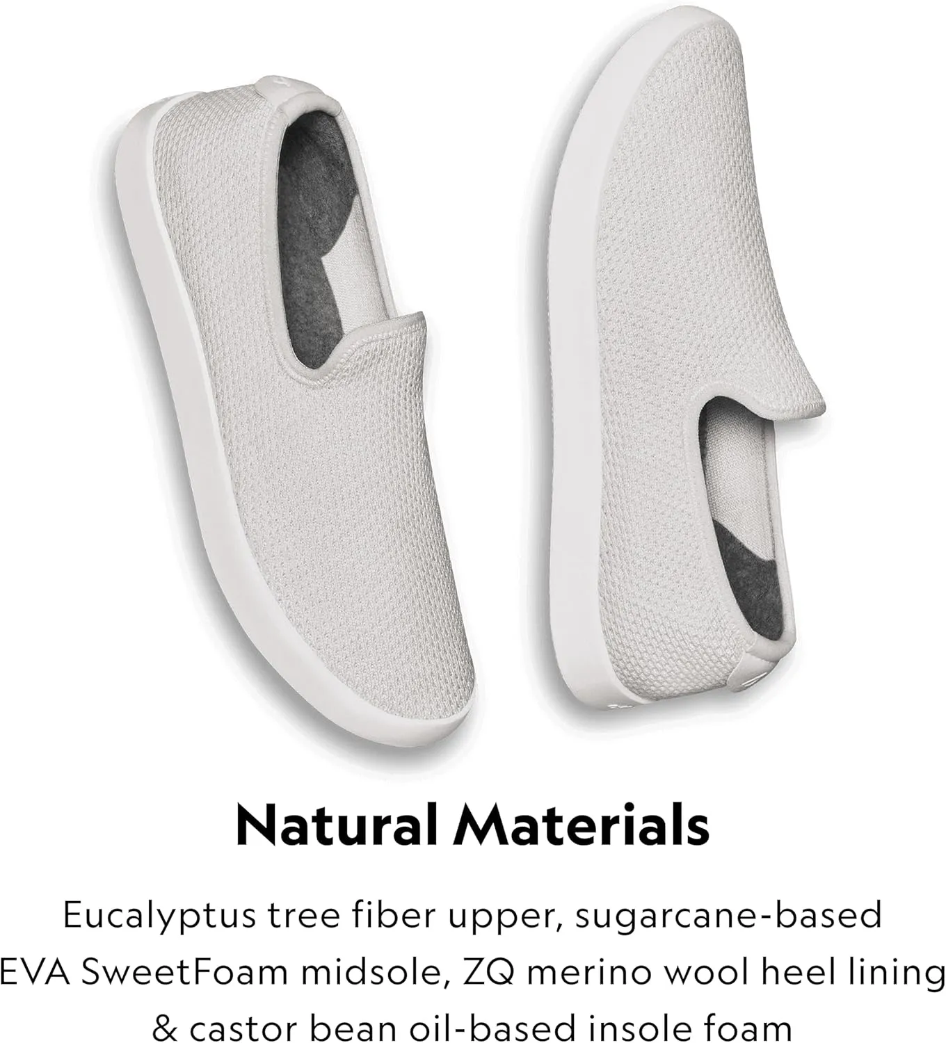 Allbirds Men’s Tree Loungers Everyday Slip-On Sneakers, Machine Washable Shoe Made with Natural Materials