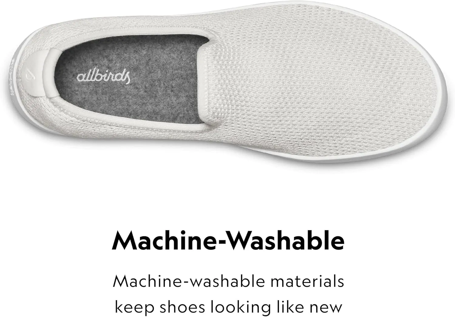 Allbirds Men’s Tree Loungers Everyday Slip-On Sneakers, Machine Washable Shoe Made with Natural Materials