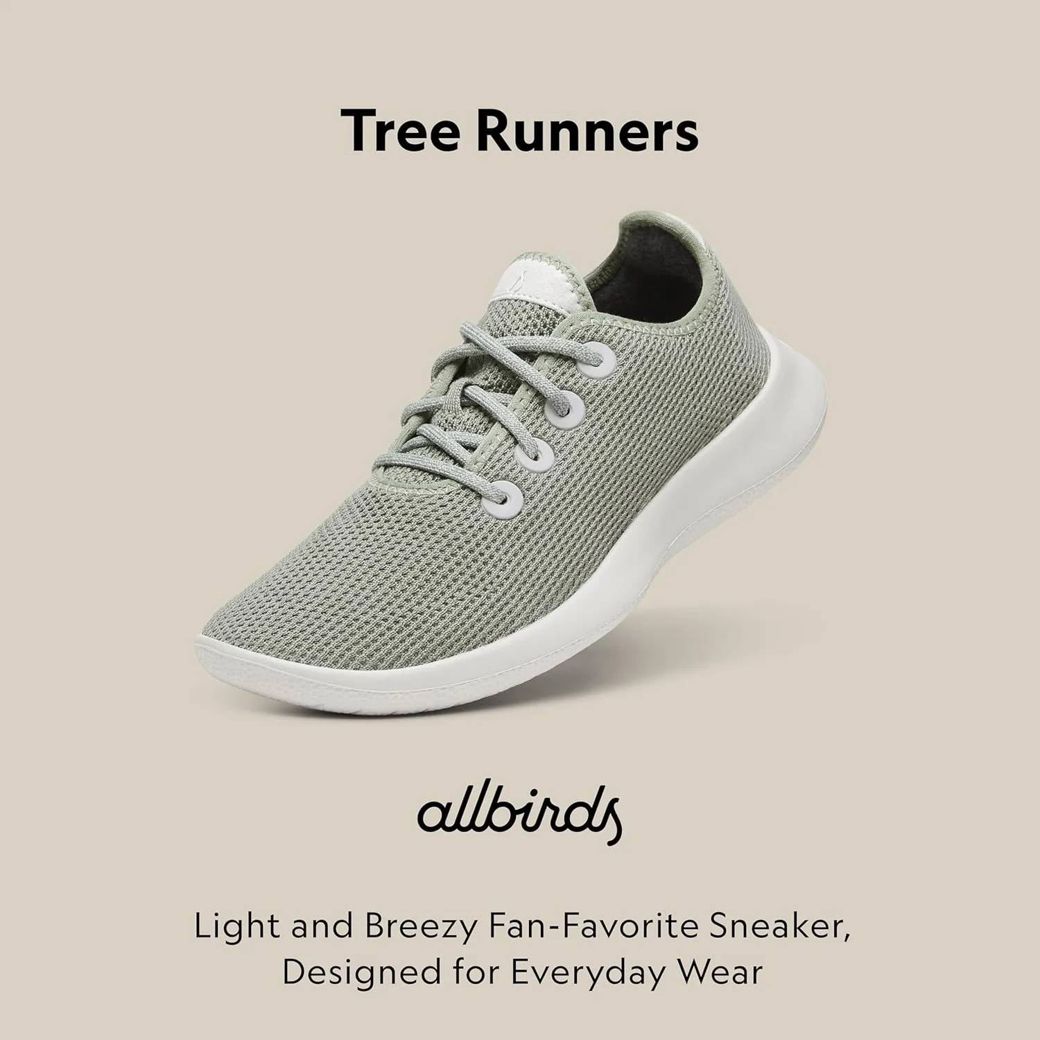 Allbirds Women’s Tree Runners Everyday Sneakers, Machine Washable Shoe Made with Natural Materials