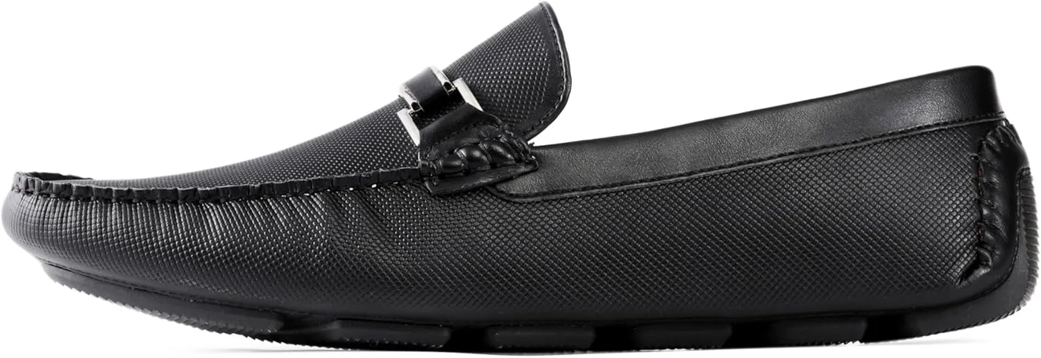 Amali Cola - Driving Moccasins for Men – Mens Slip On Loafers, Moccasins, Slip-on Dress Shoes - Driving Loafers with Matching Color Bit