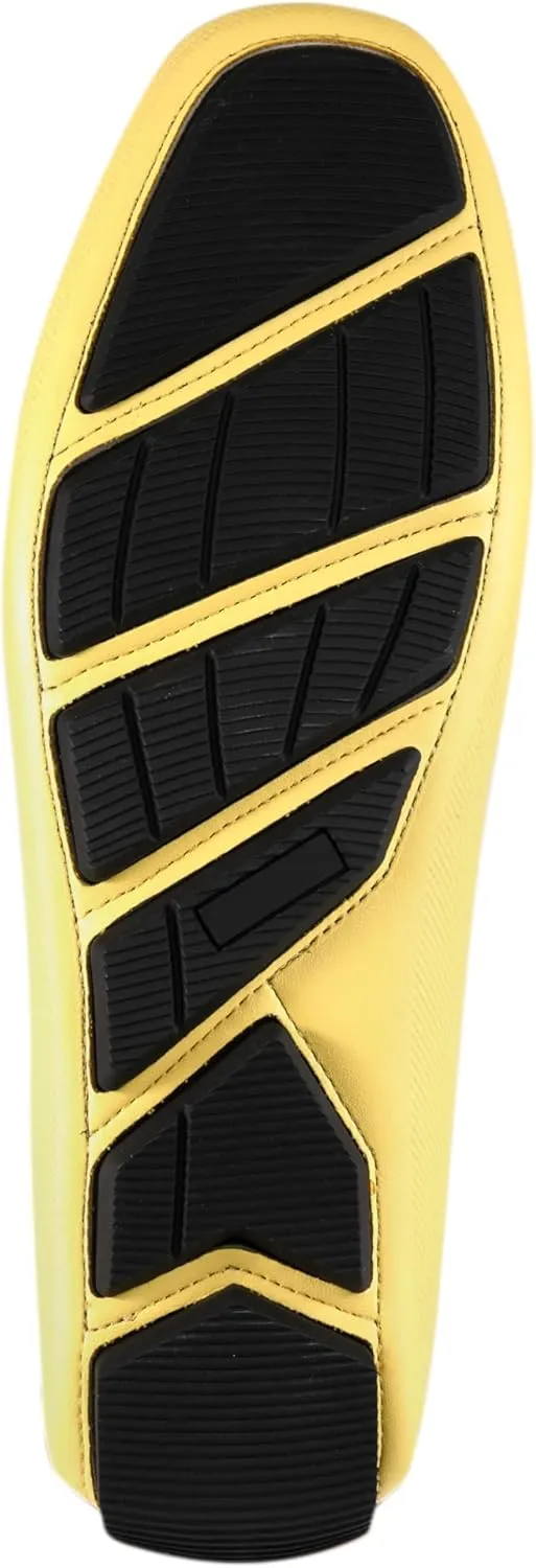 Amali Cola - Driving Moccasins for Men – Mens Slip On Loafers, Moccasins, Slip-on Dress Shoes - Driving Loafers with Matching Color Bit