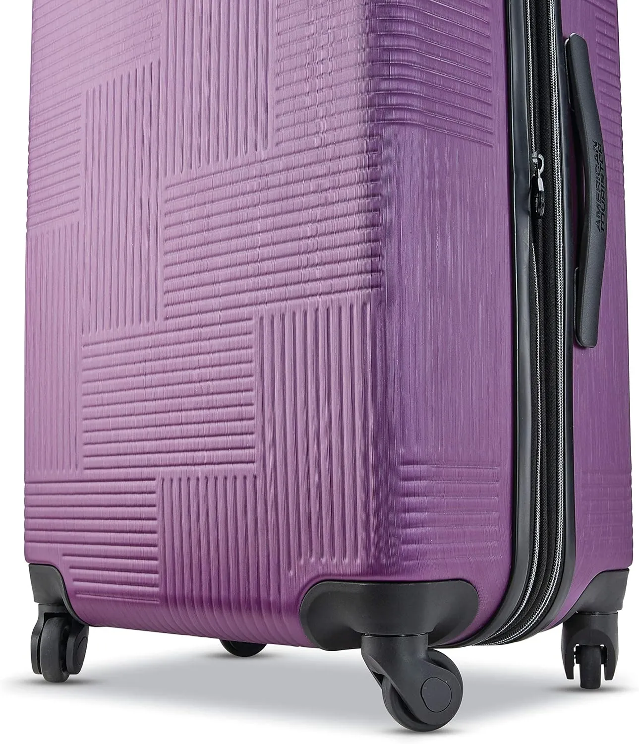 American Tourister Stratum XLT Expandable Hardside Luggage with Spinner Wheels, Power Plum, Carry-On 21-Inch