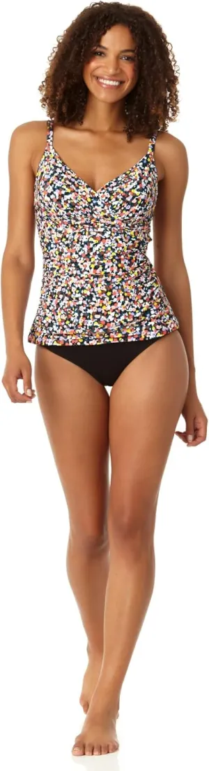 Anne Cole Underwire Surplice Tri Tankini