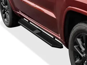 APS Black Running Boards Compatible with Jeep Grand Cherokee 2011-2021 (Include 22 WK)(Exclude Limited X & High Altitude & Summit & SRT & SRT8 & Trackhawk & Trailhawk) Side Steps 6in