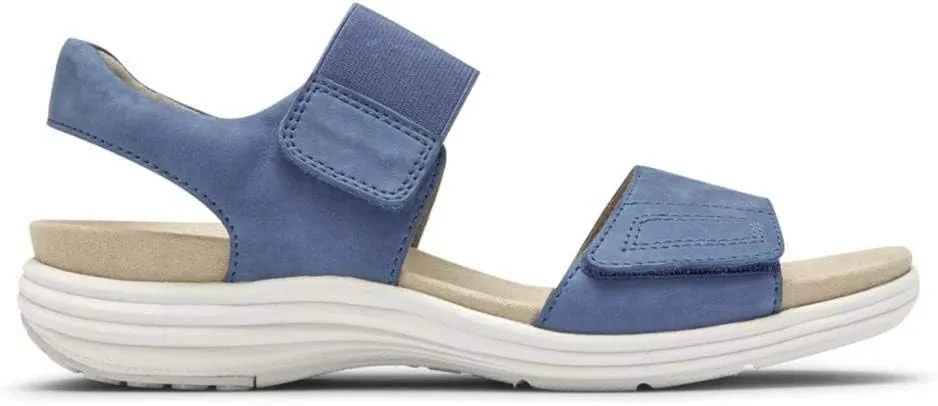 Aravon Women's Beaumont Two Strap Flat Sandal