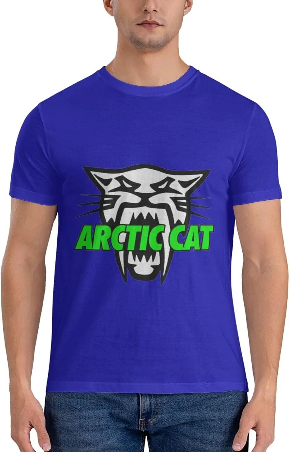 Arctic Cat Cotton Trend Round Neck T-Shirt Men's T-Shirt