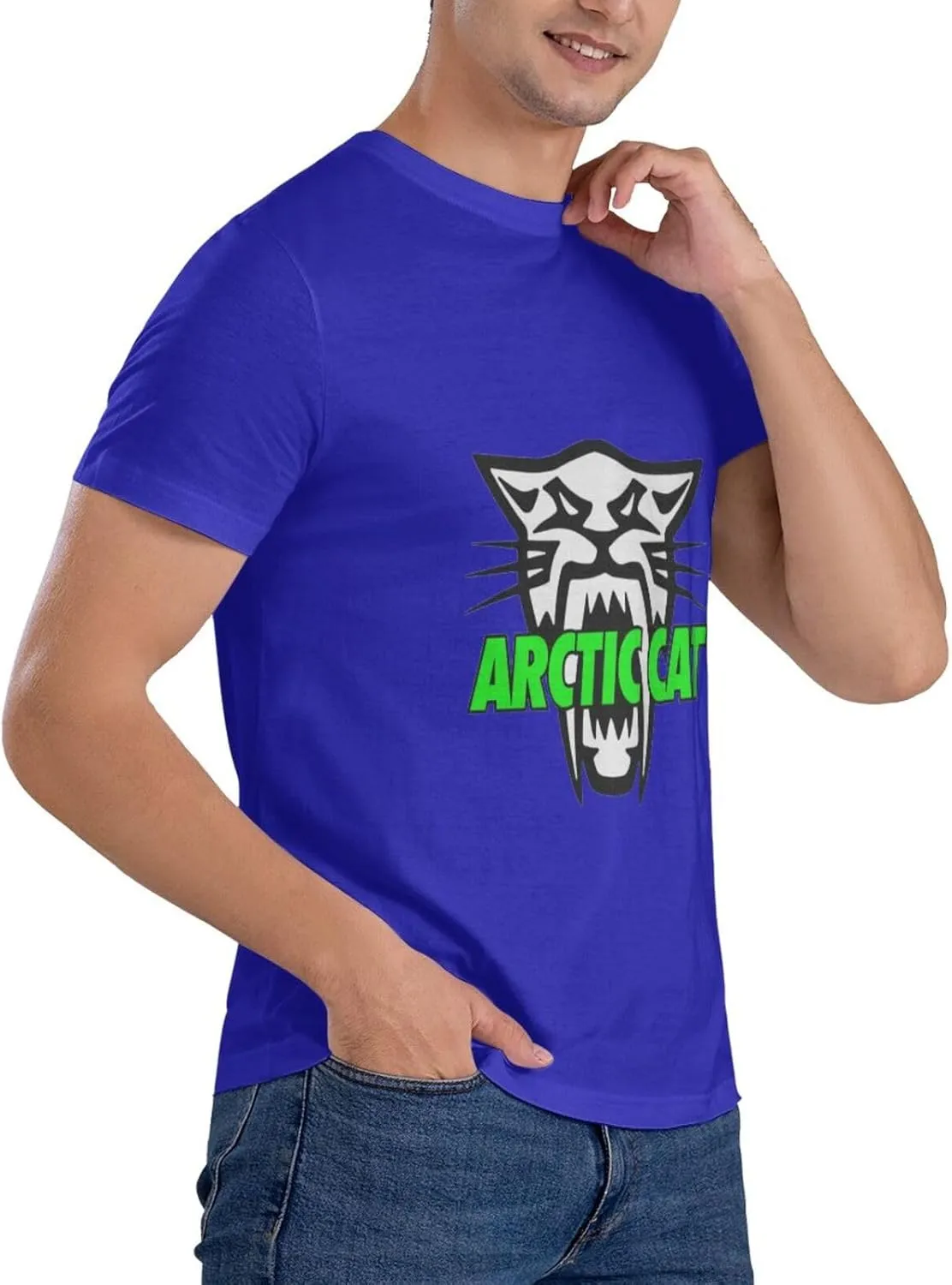 Arctic Cat Cotton Trend Round Neck T-Shirt Men's T-Shirt