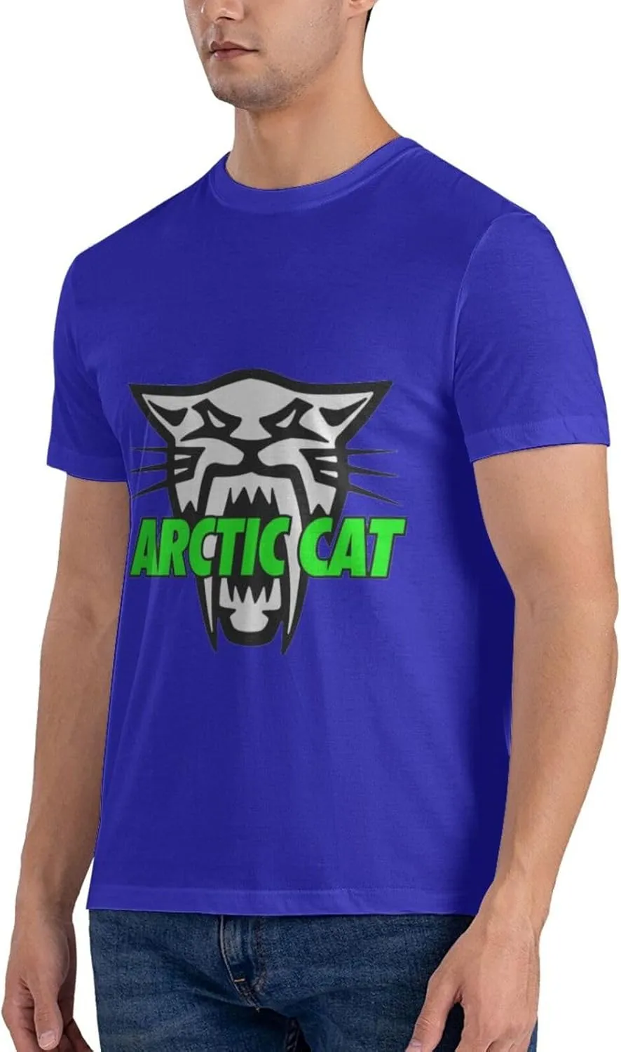 Arctic Cat Cotton Trend Round Neck T-Shirt Men's T-Shirt