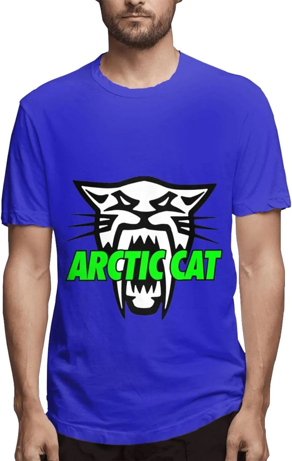 Arctic Cat Cotton Trend Round Neck T-Shirt Men's T-Shirt
