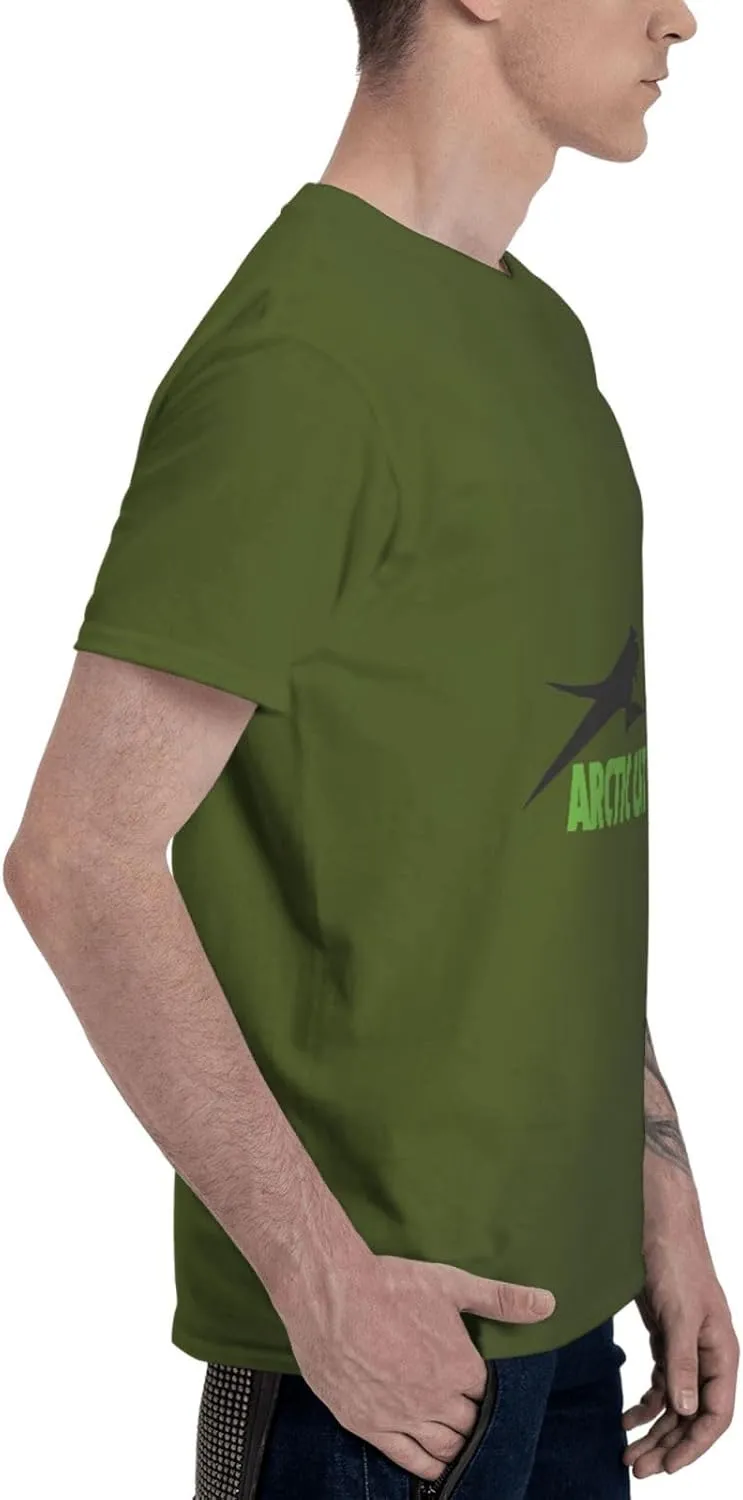 Arctic Cat Logo Men's T-Shirt, Cotton Short-Sleeved T-Shirt