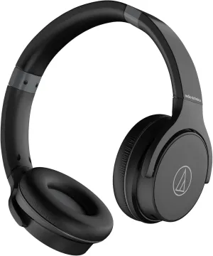 Audio-Technica ATH-S220BTBK Wireless On Ear Headphones, Black