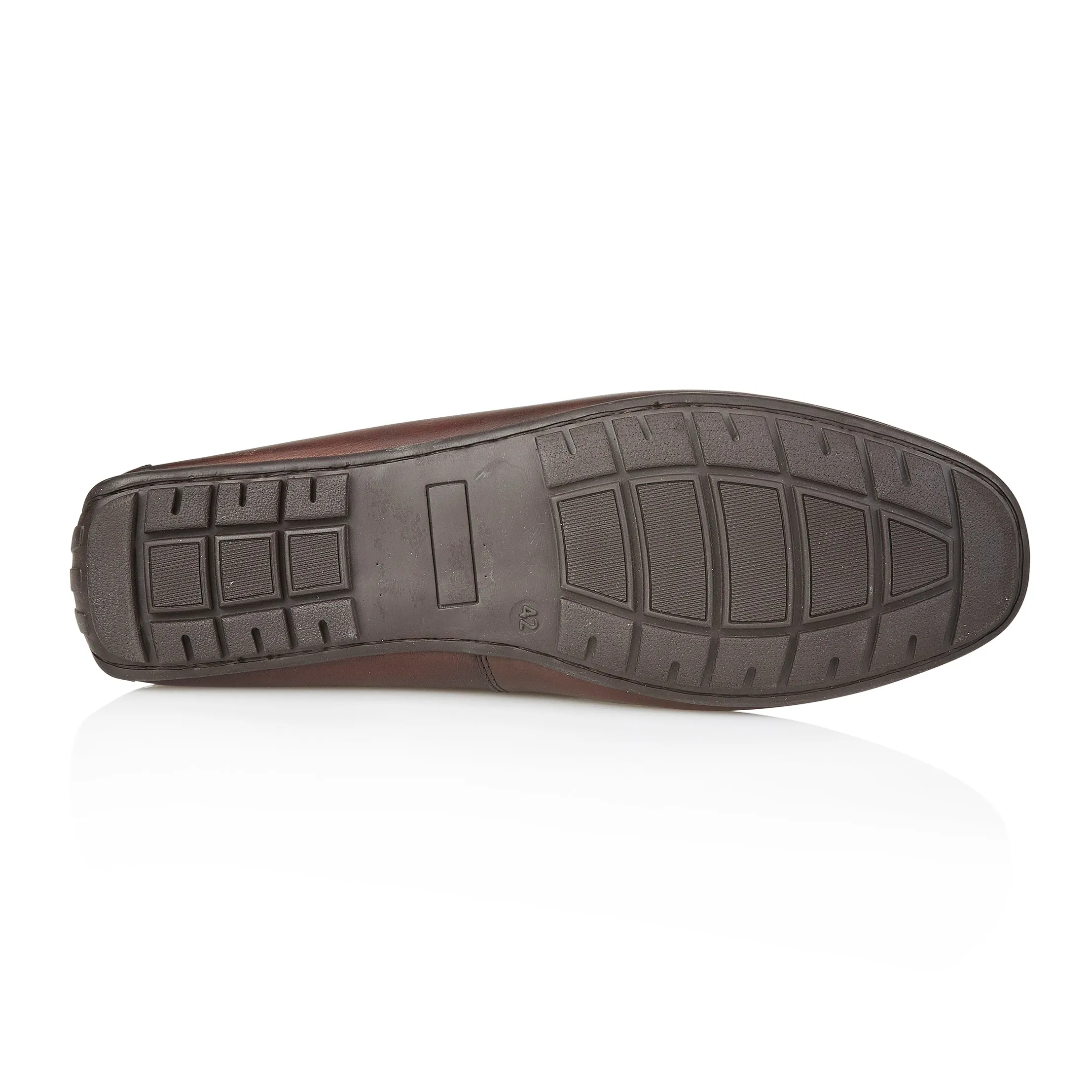Austin Leather Driving Loafers - Brown