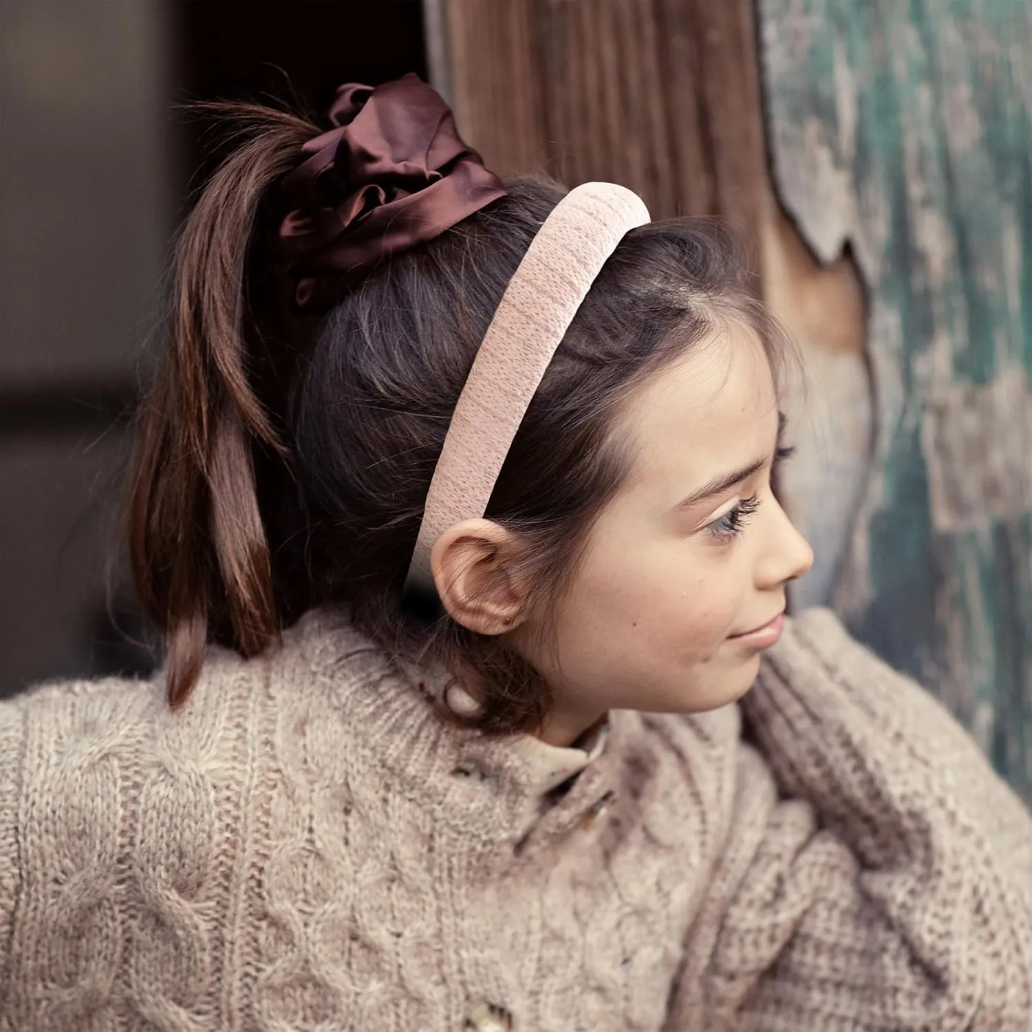 Avery Ribbed Knit Padded Headband - Ballet Slipper | Soft Ribbed Knit with Plush Padding | Comfortable Rubberized Teeth for Secure Fit | Chic Everyday & Special Occasion Accessory