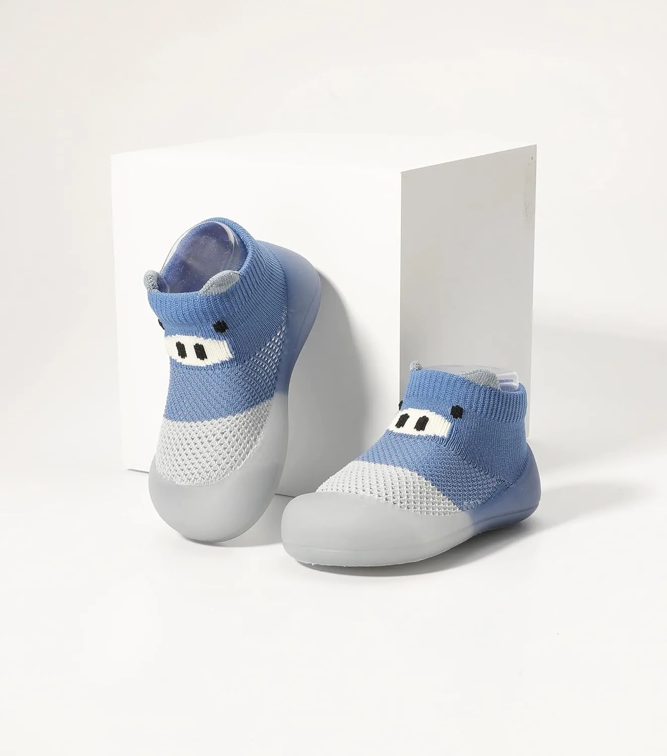 Baby Non Slip Socks Shoes Toddler Girls Boys First Walking Shoes Infant Indoor Floor Slipper Sneakers 2 Pairs