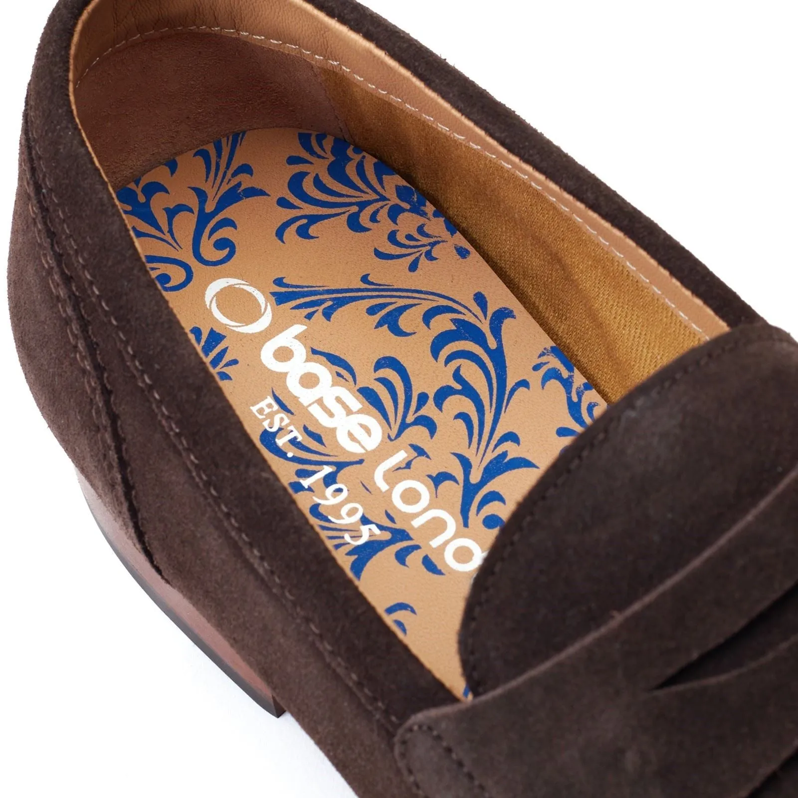 Base London Bruno Leather Men's Burnt Brown Loafers