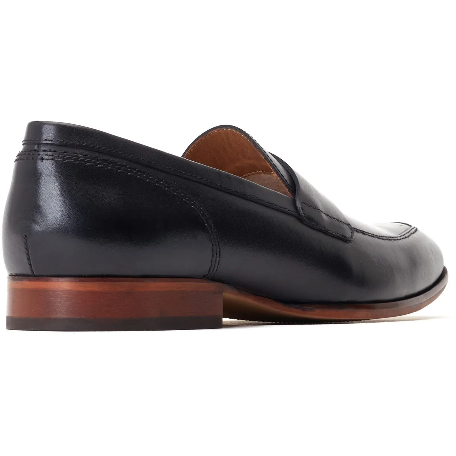 Base London Men's Bruno Penny Loafer in Black