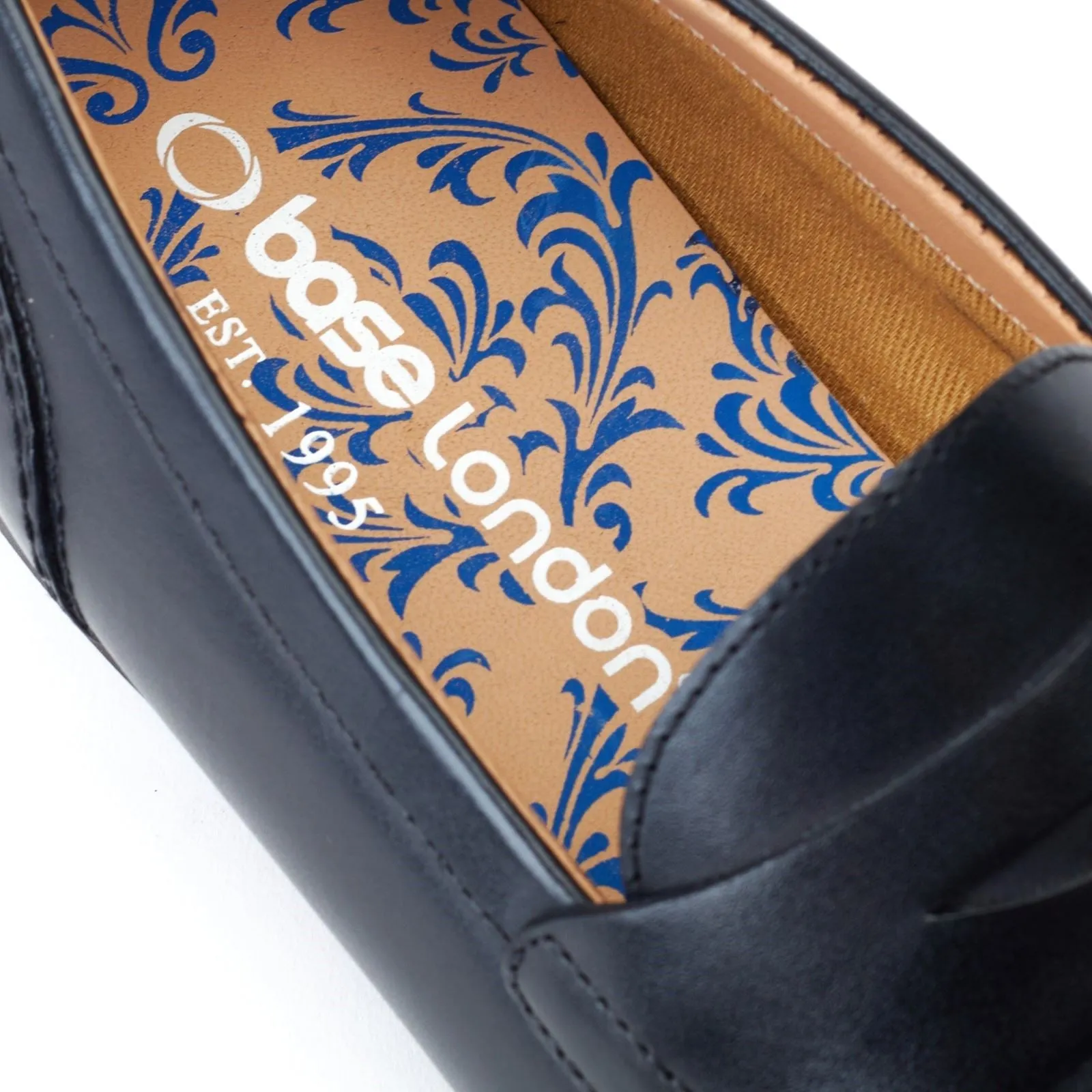 Base London Men's Bruno Penny Loafer in Black