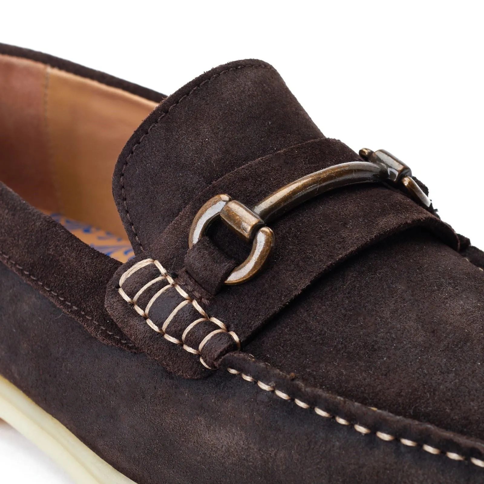 Base London Men's Snapper Loafer in Burnt Brown