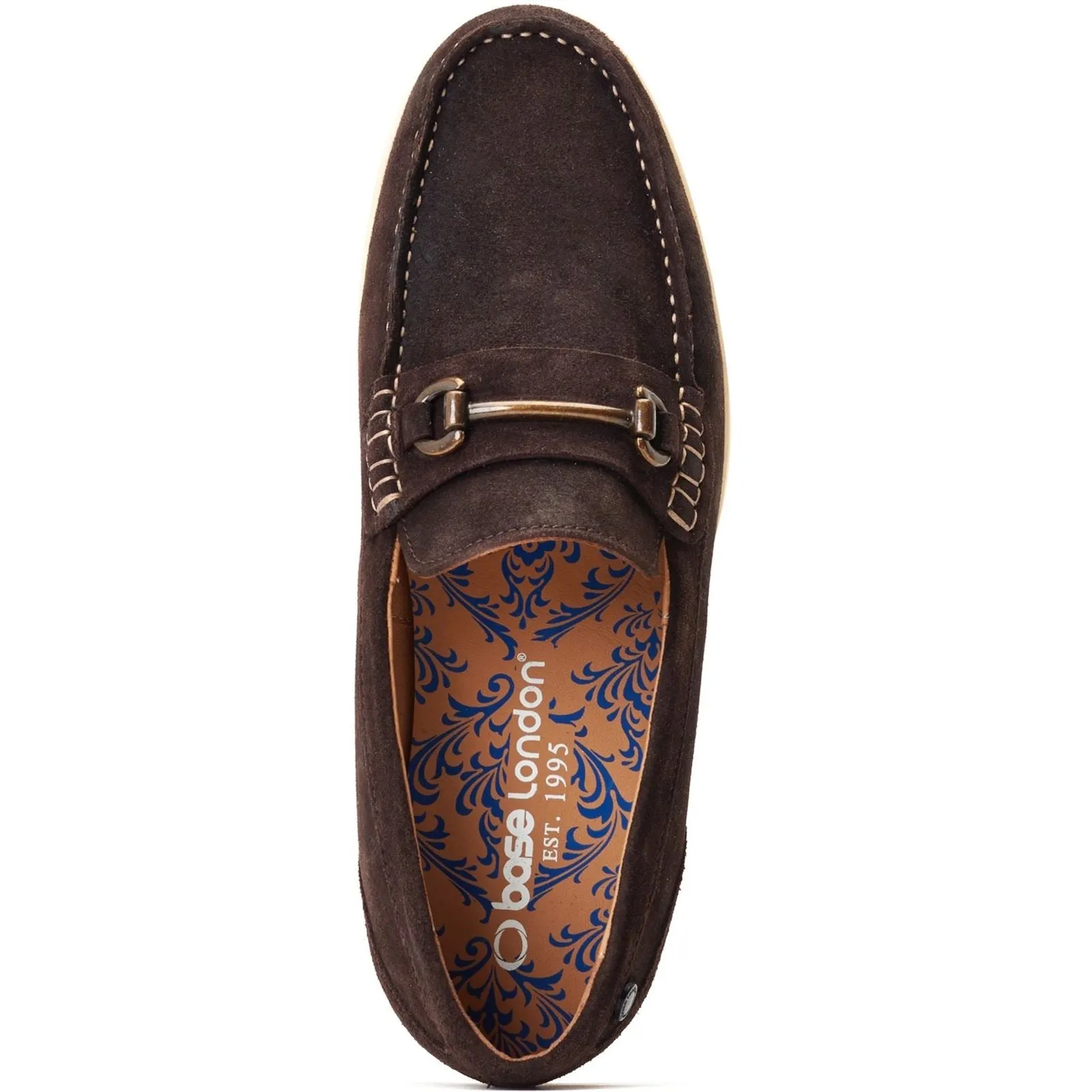 Base London Men's Snapper Loafer in Burnt Brown