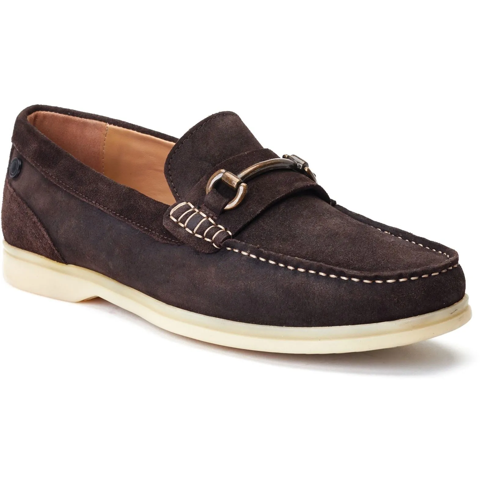 Base London Men's Snapper Loafer in Burnt Brown