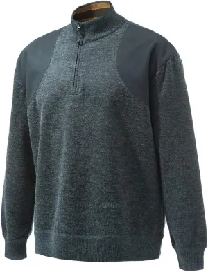 Beretta Men's Honor Windstop Silent Wool Blend Relaxed Fit 1/4 Zip Hunting Sweater