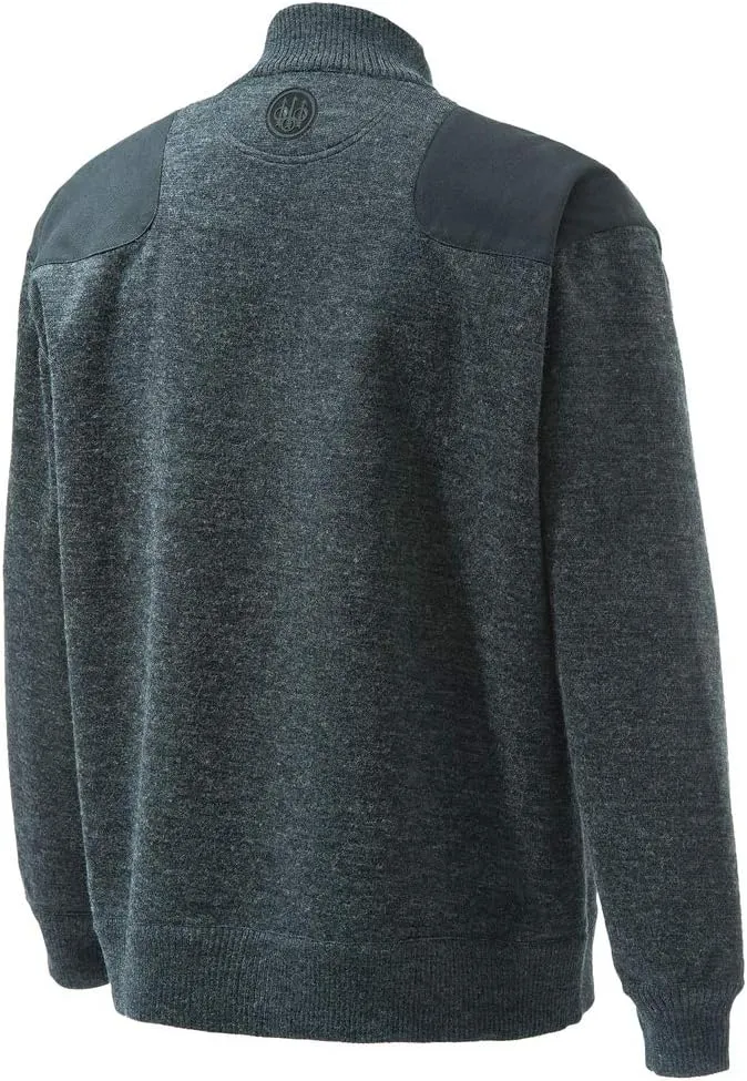 Beretta Men's Honor Windstop Silent Wool Blend Relaxed Fit 1/4 Zip Hunting Sweater