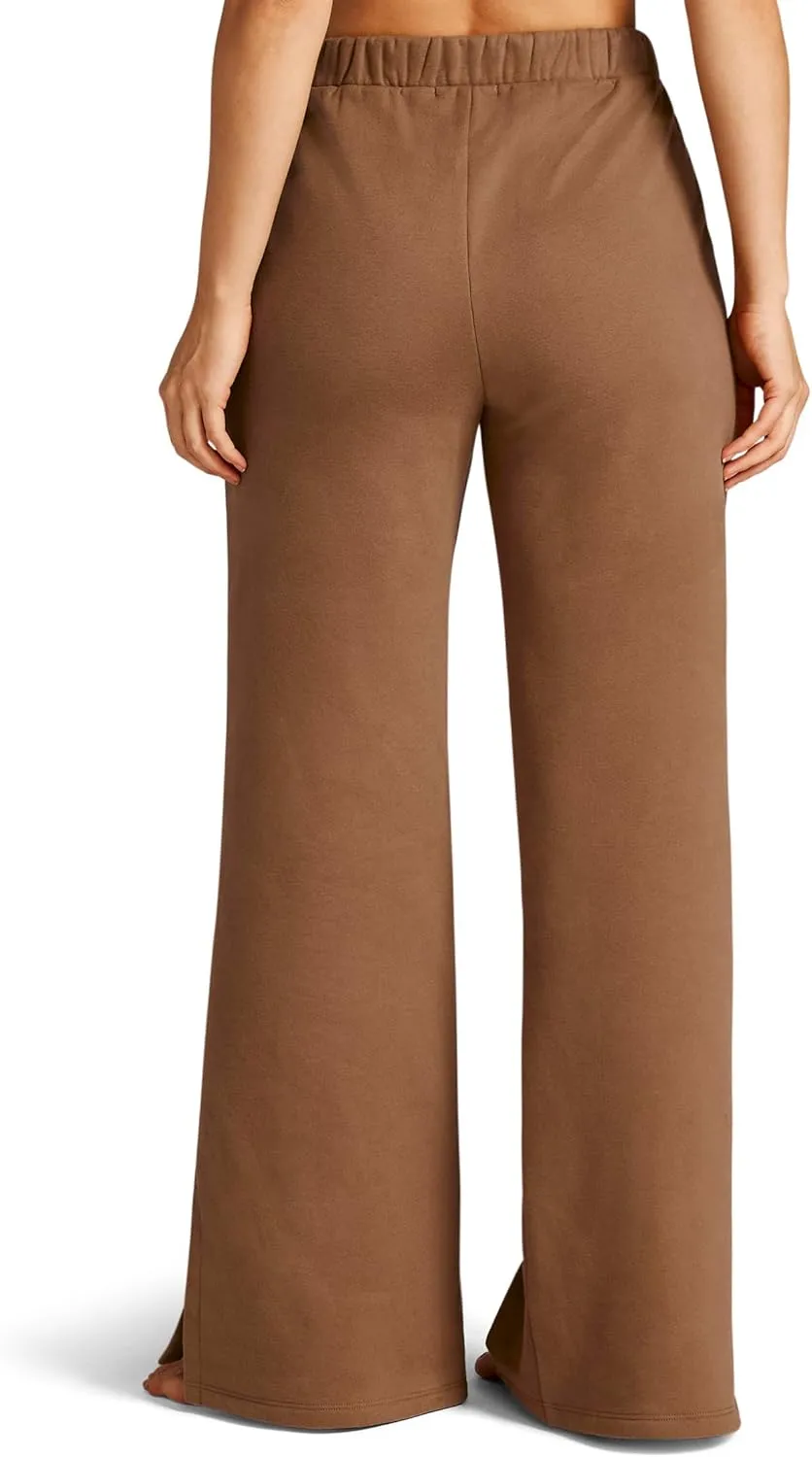 Beyond Yoga On The Go Pants for Women - Cotton-Polyester Blend Fabric - Elasticized Waistband - Pull-on Style