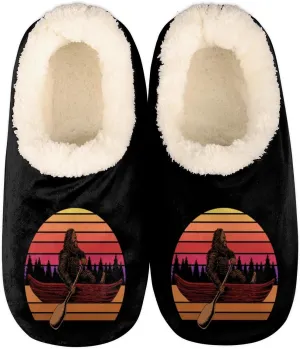 Bigfoot Home Slippers Women Men, Fluffy Slippers, Warm Fleece Lined Shoes Cozy Plush Non-Slip House Slippers for Indoor and Outdoor,L
