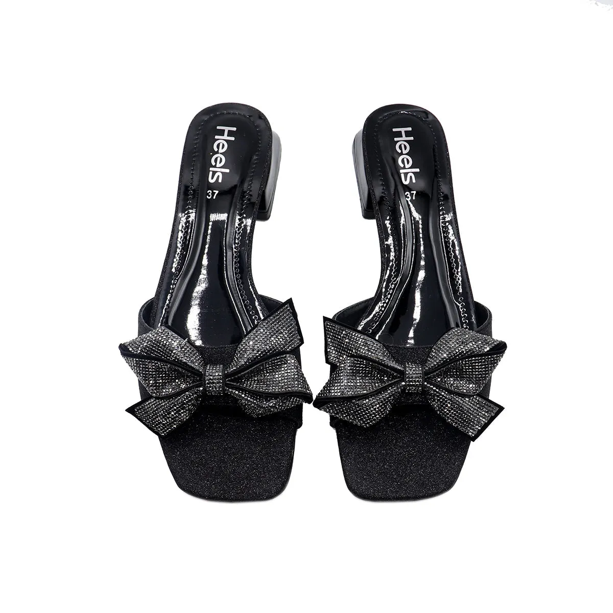 Black Fancy Slipper 042109