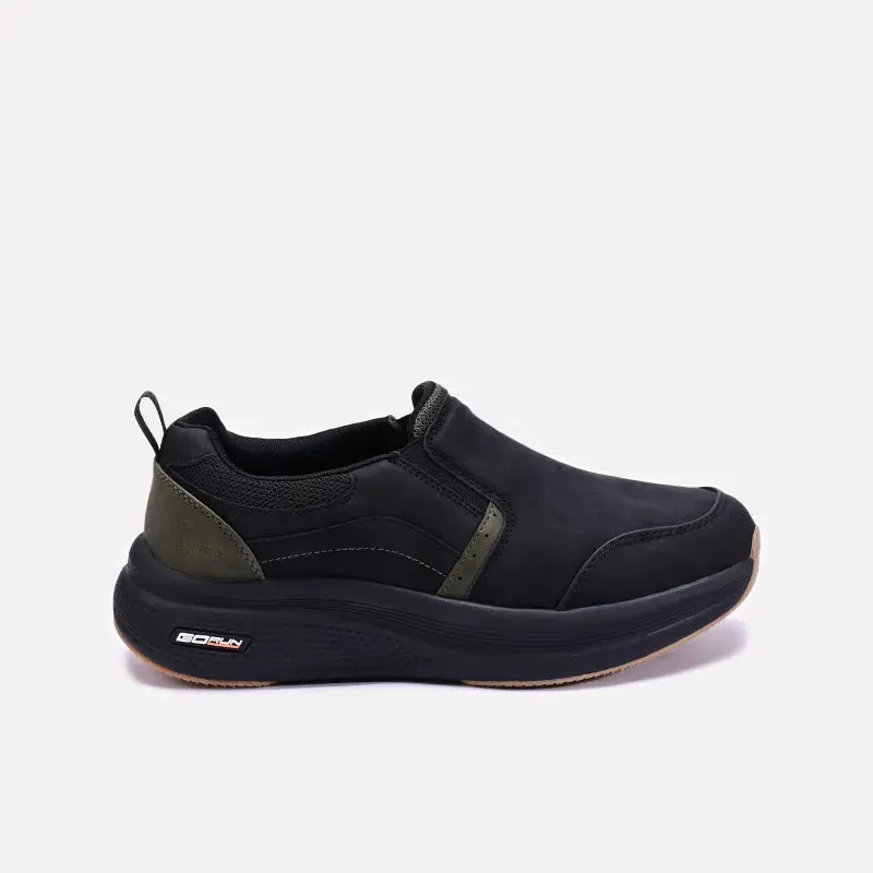 Black Slip On Comfy Sneakers 0120559