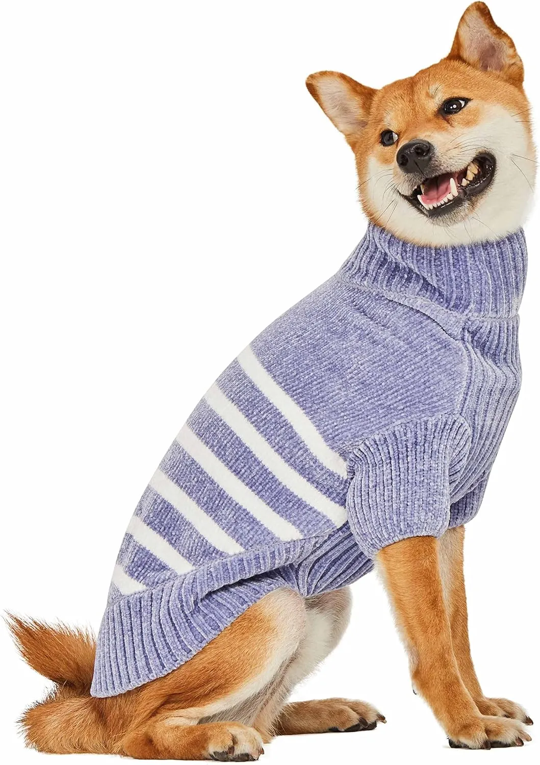 Blueberry Pet Ultra Soft Dog Sweater, Stonewash Blue, 10"- Warm Dog Coat for Winter, Coz Dog Sweaters, Small Dog Coat, Soft Dog Fleece Sweater for Small Dog