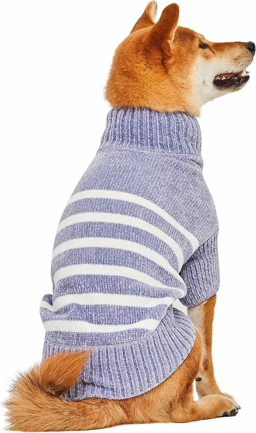 Blueberry Pet Ultra Soft Dog Sweater, Stonewash Blue, 10"- Warm Dog Coat for Winter, Coz Dog Sweaters, Small Dog Coat, Soft Dog Fleece Sweater for Small Dog