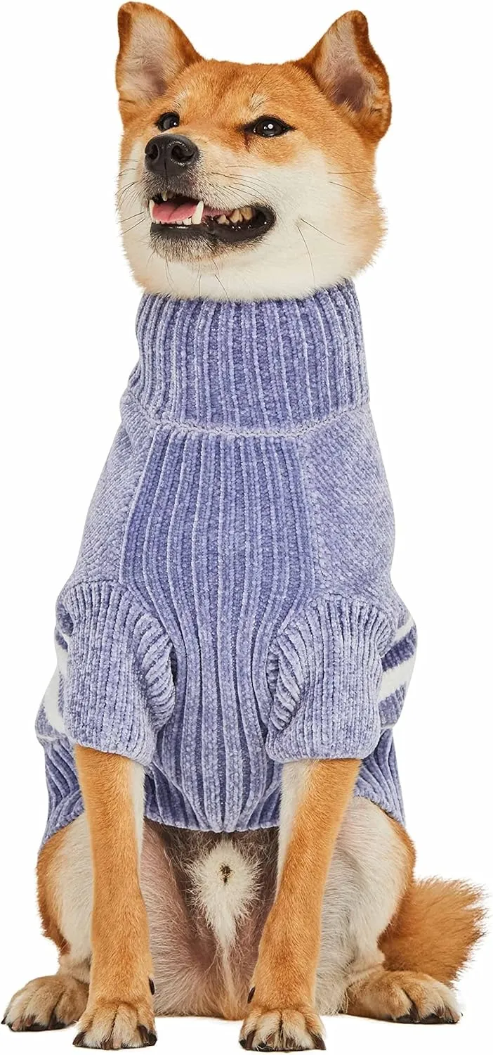 Blueberry Pet Ultra Soft Dog Sweater, Stonewash Blue, 10"- Warm Dog Coat for Winter, Coz Dog Sweaters, Small Dog Coat, Soft Dog Fleece Sweater for Small Dog
